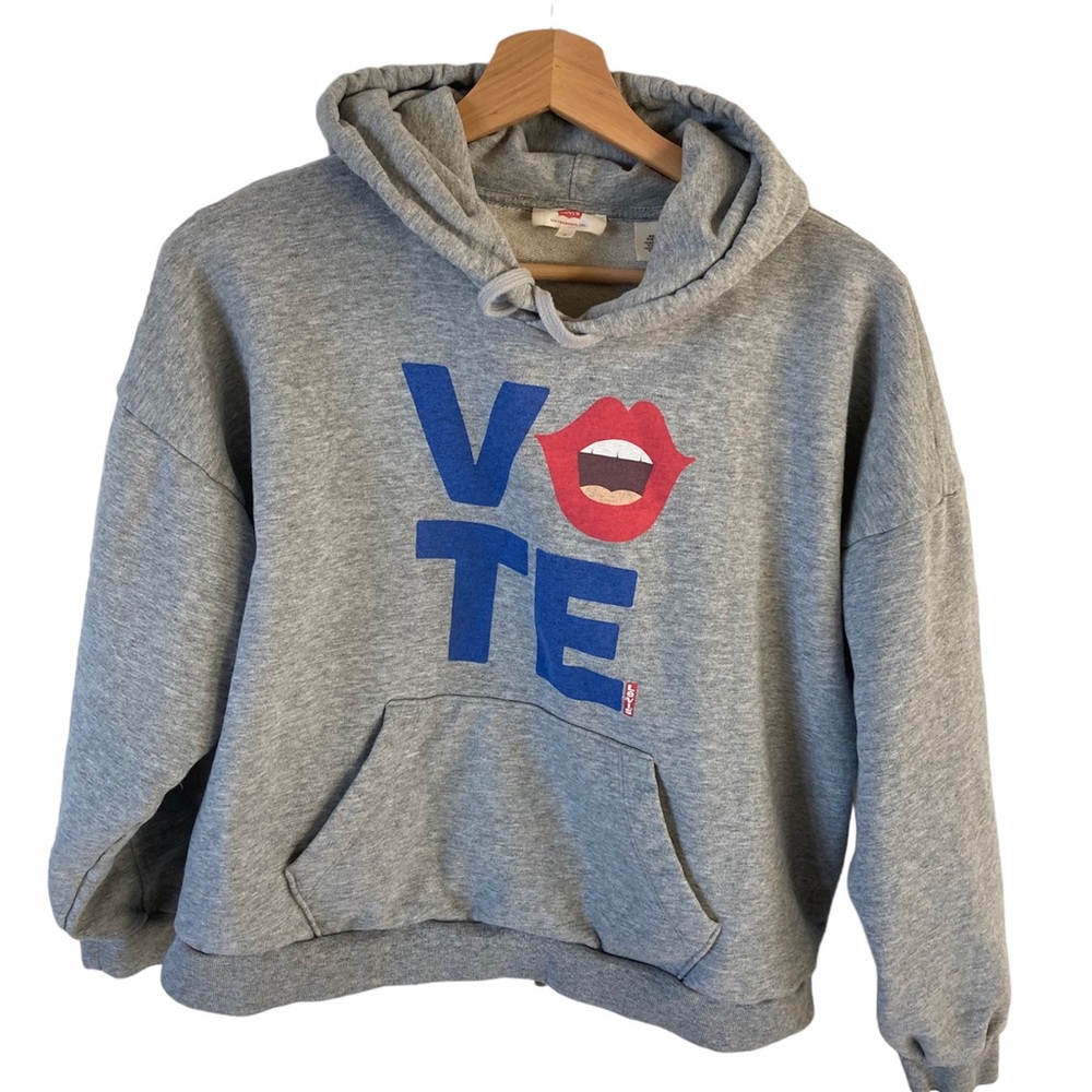 Levi’s Vote mouth unisex hoodie small